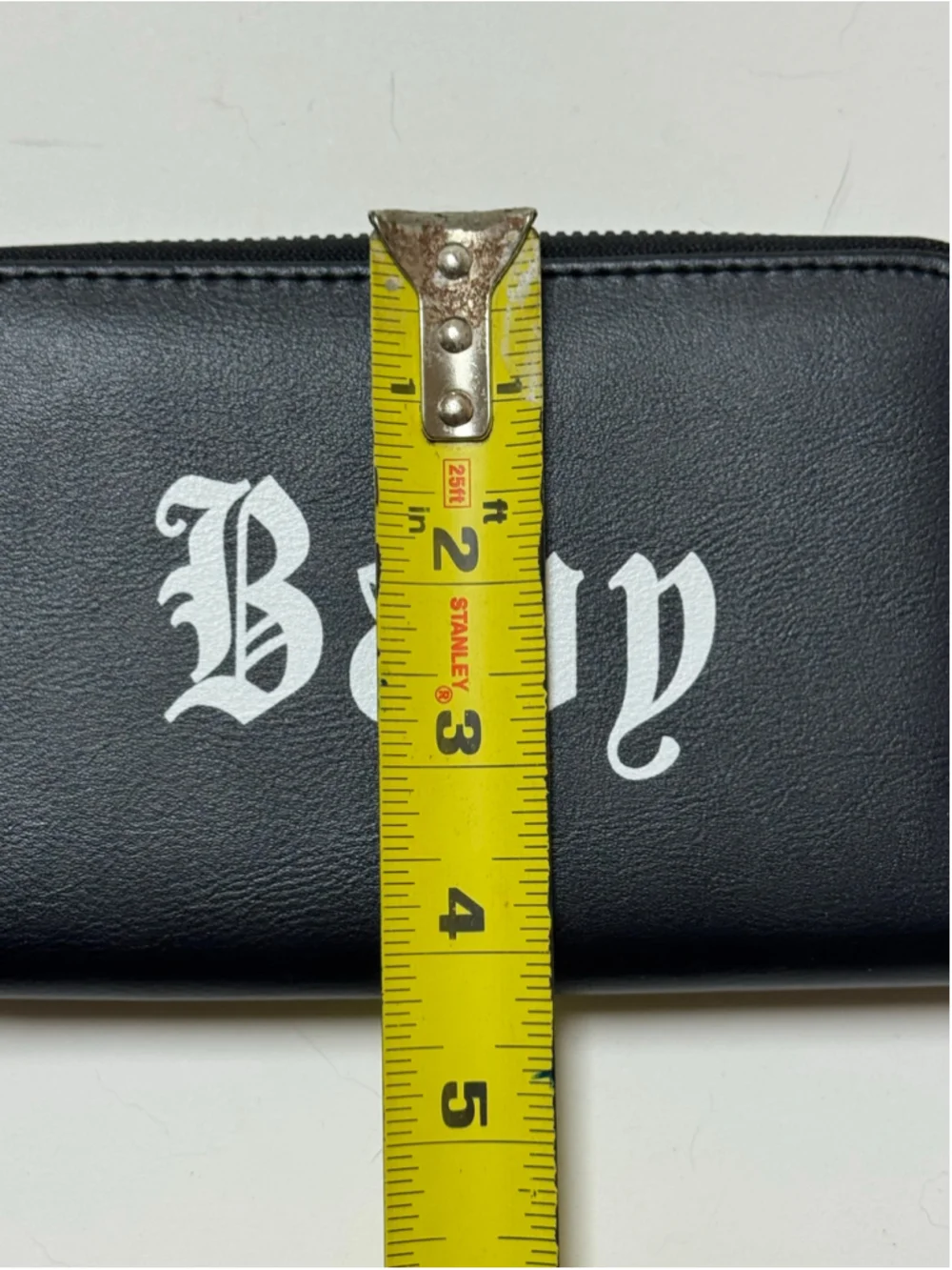 Unbranded Women’s Black and White Baby Graphic Zip-Around Wallet